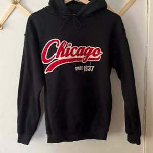 Chicago Black Hoodie — Unisex